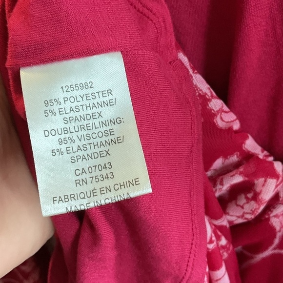 House of Harlow Floral Mesh Front Slit Pink Midi Dress Size Medium - Picture 7 of 11